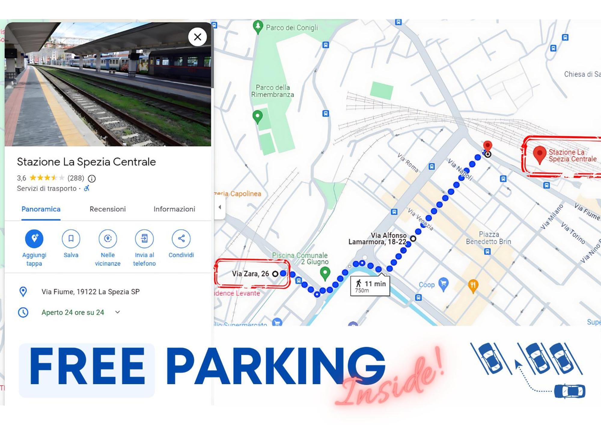 דירות לה ספציה Lombardo'S Family - Free Private Parking 700M From The Station! מראה חיצוני תמונה